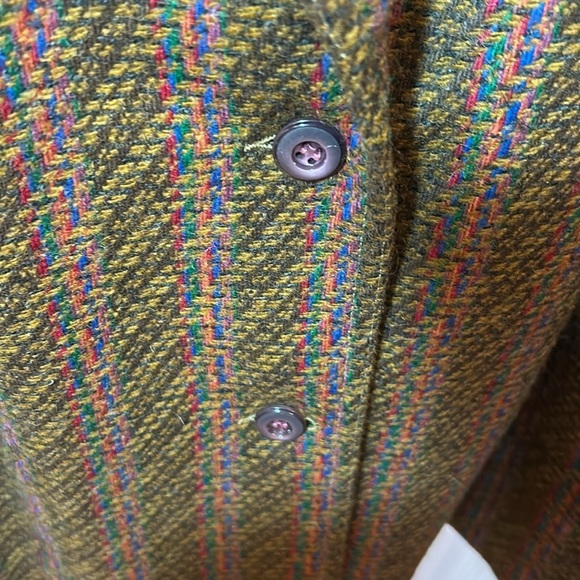 London fog multicoloured Women's Brown Wool Blazer Jacket size 12 M - Picture 5 of 7